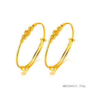 足金精品寶寶手鐲：圖片 1